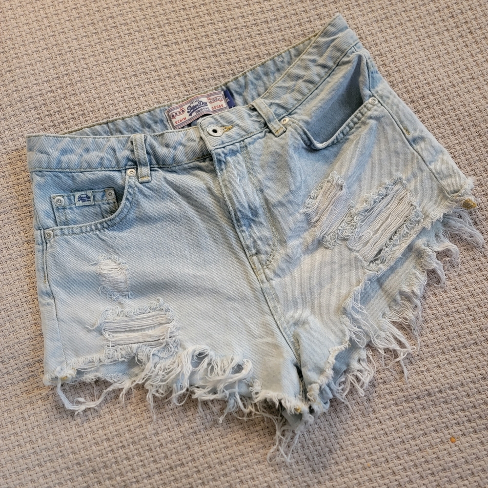SUPERDRY DENIM HIGH RISE JEAN SHORT